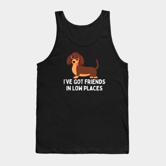 Funny Dachshund Dog Lover Mom Tank Top by Illustradise